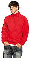 Details zu Zip Neck Raglansweat